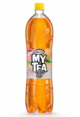 Üdítőital, szénsavmentes, cukormentes, 1,5 l, RAUCH "Mytea ZERO", őszibarack