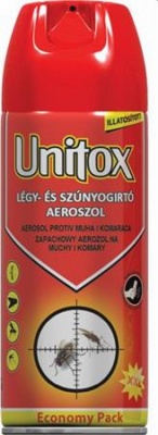 Légy- és szúnyogirtó aeroszol, 200 ml, UNITOX, illatosított